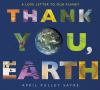 Book cover for "Thank you, Earth"